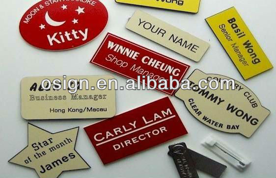 2 Ply Engraving Plastic Sheet , Chest Cards Laser Engraved Plastic Signs